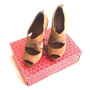 Tory Burch Peep Toe Heels